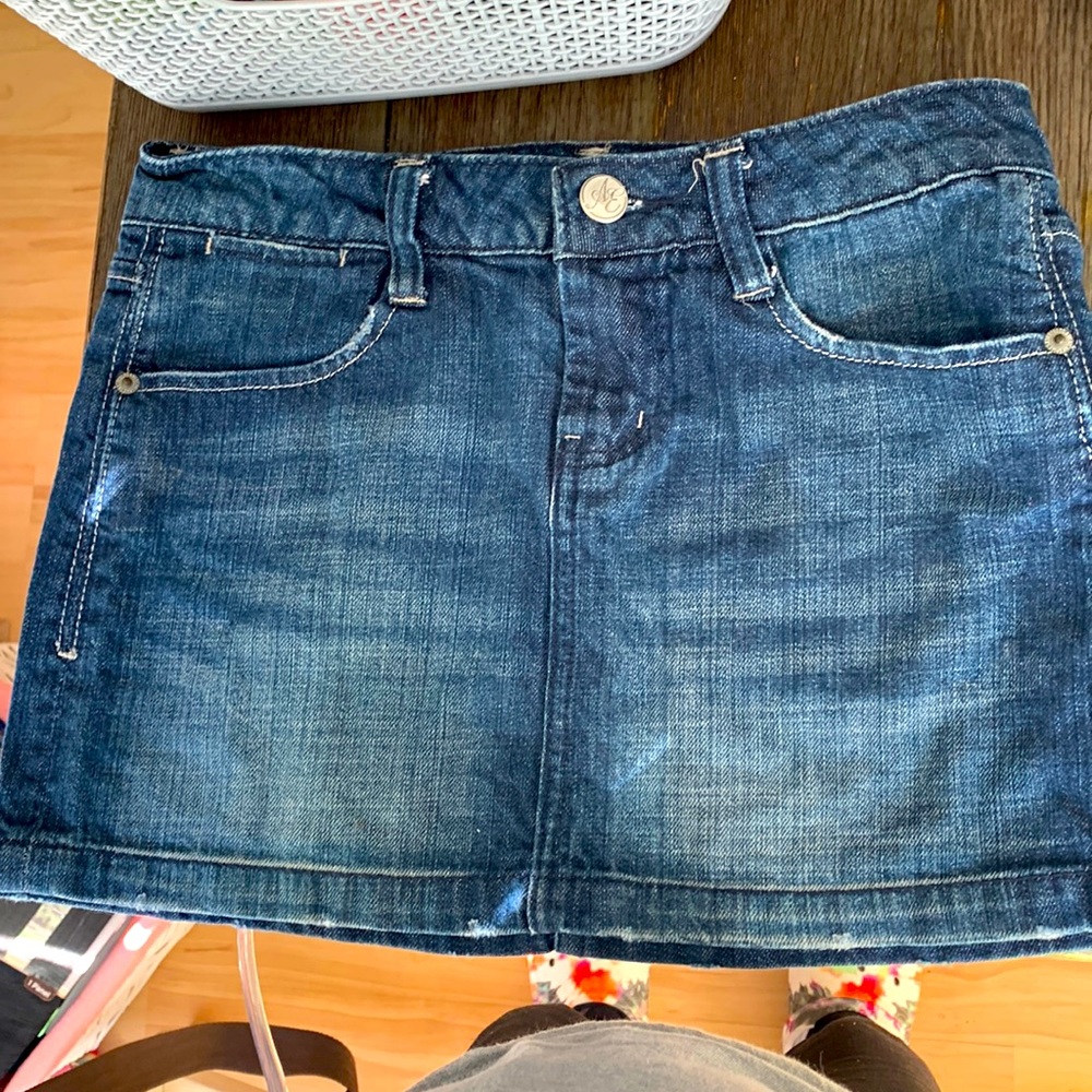 77 American Eagle (0 kids) denim skirt